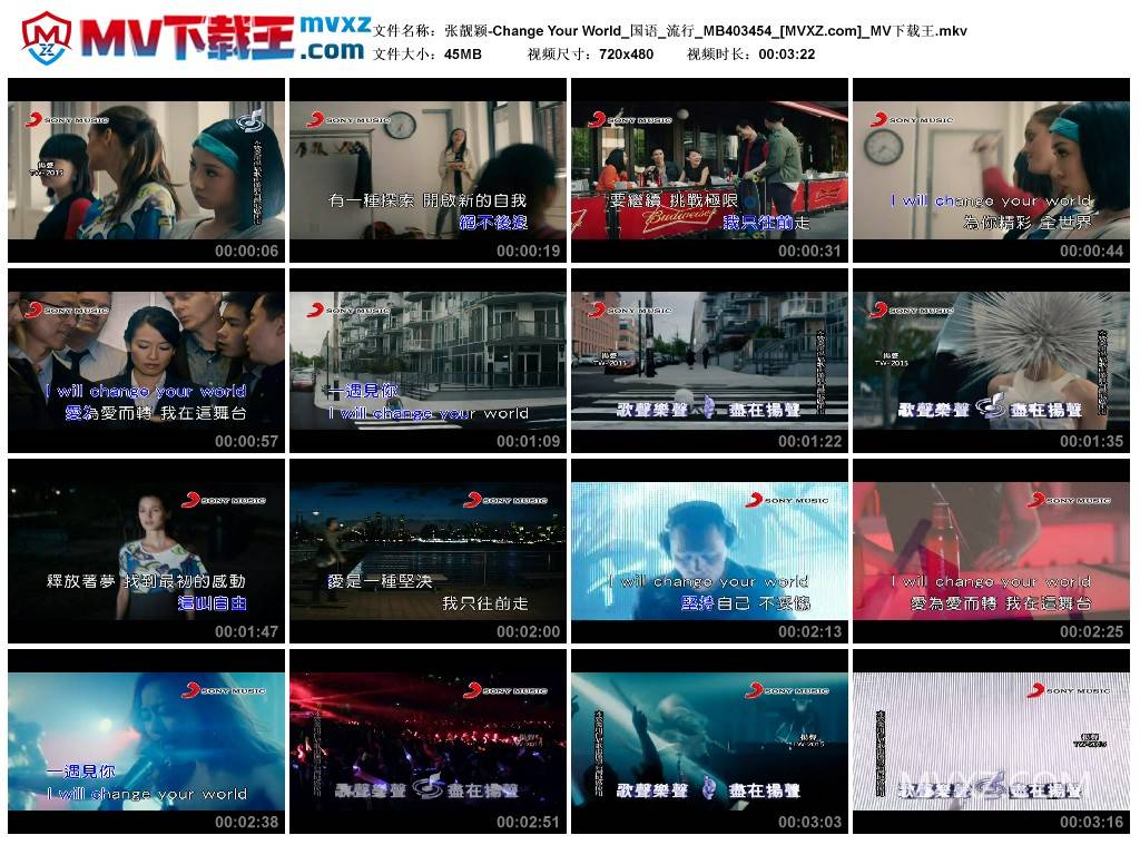 张靓颖-Change Your World_国语_流行_MB403454